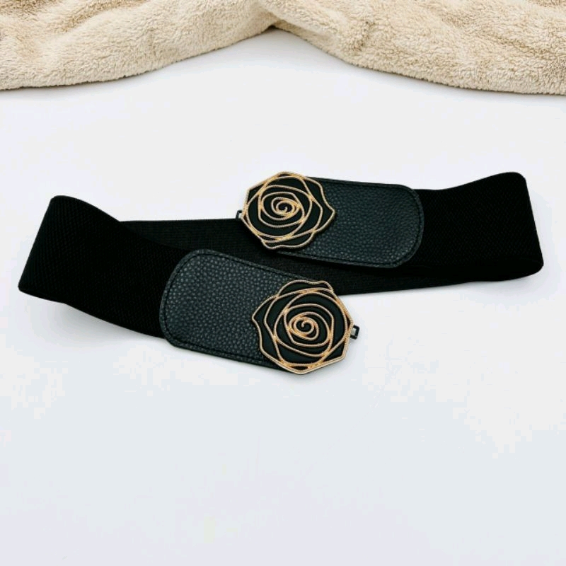 Dây nịt thun Kim Nhung Bản 8cm Chất thun co giãn phối nhung