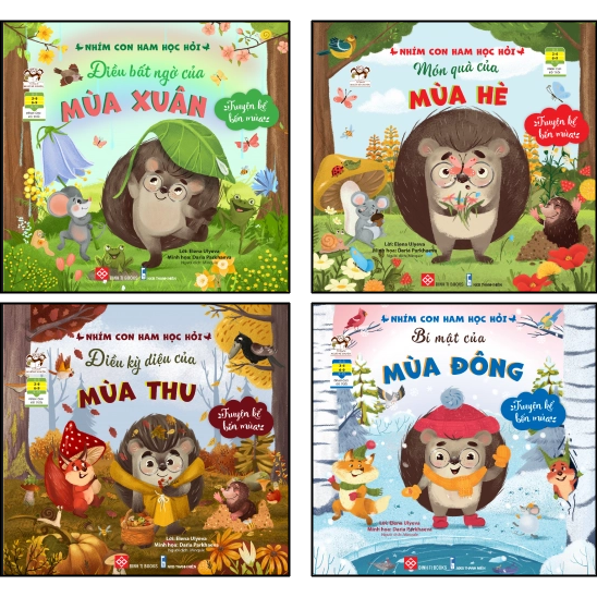 Combo : Truyện kể bốn mùa - Nhím con ham học hỏi