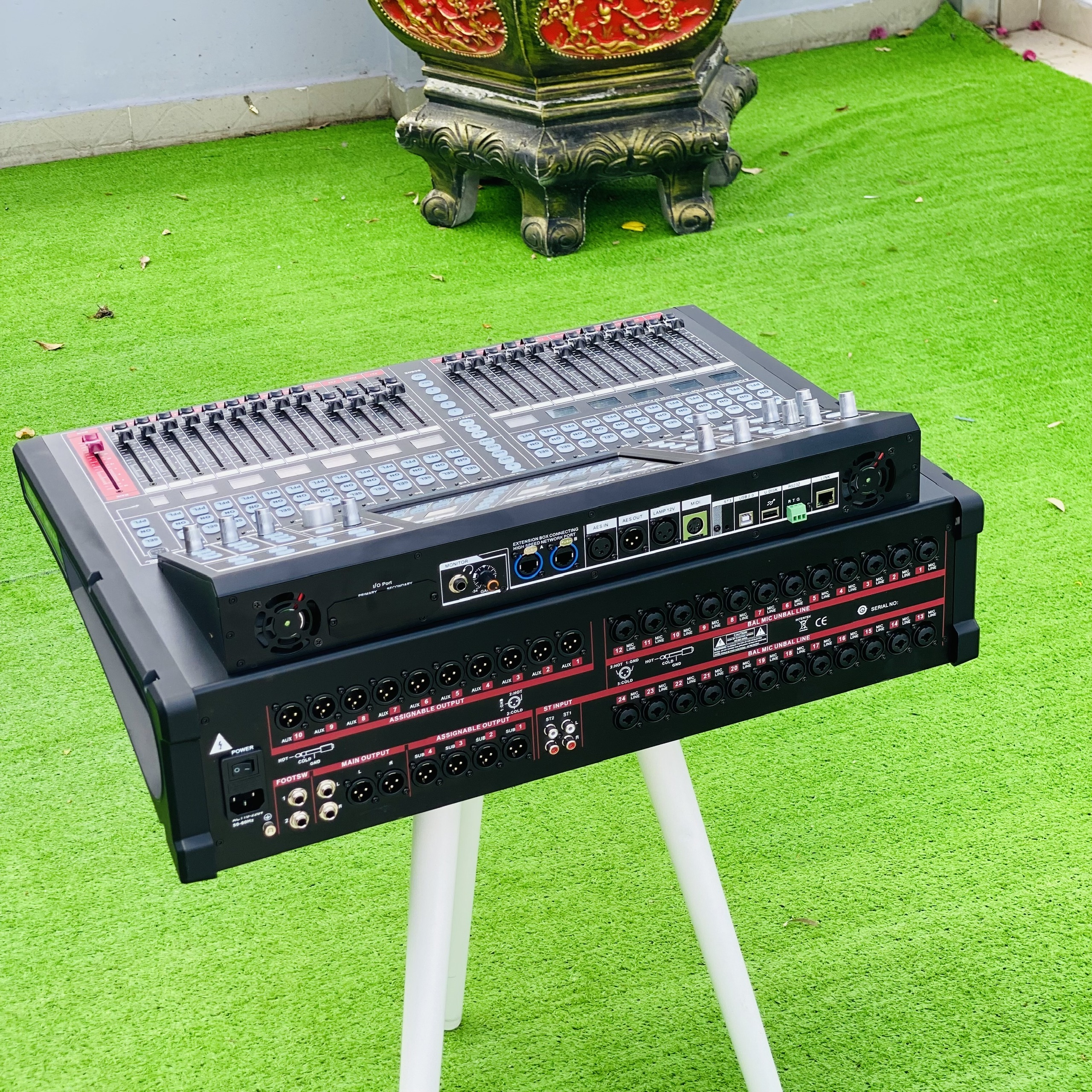 Mixer Digital Sân Khấu MTMAX TM3Plus Cao Cấp Màn Hình Cảm Ứng 7 inch Công Nghệ Hiện Đại Chuyên Karaoke, Sân Khấu, Hội Nghị, Bữa Tiệc, Đám Cưới, Hàng Chính Hãng
