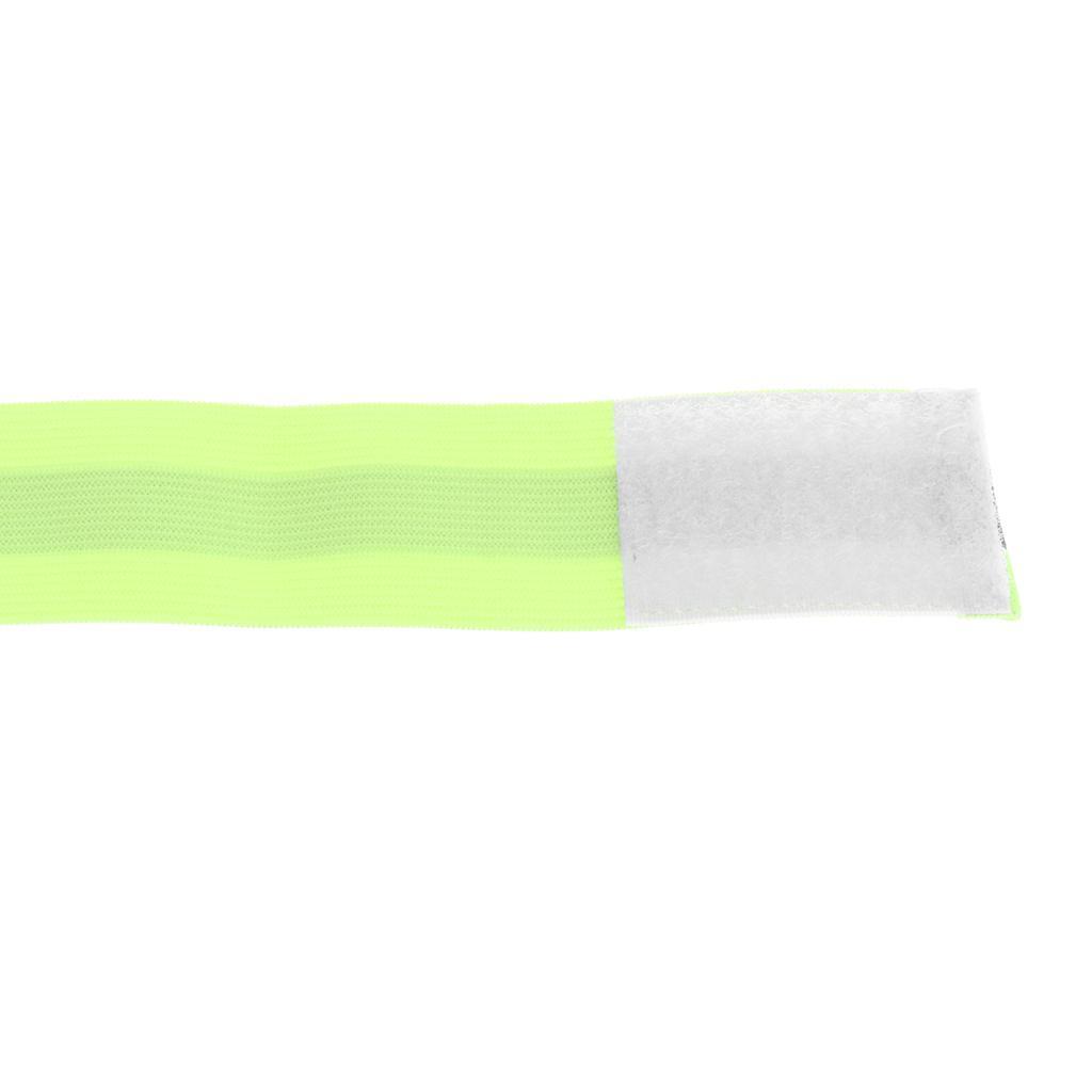 2x Elastic Reflective Wrist Arm Band Running Gear For Adults Jogging Cycling