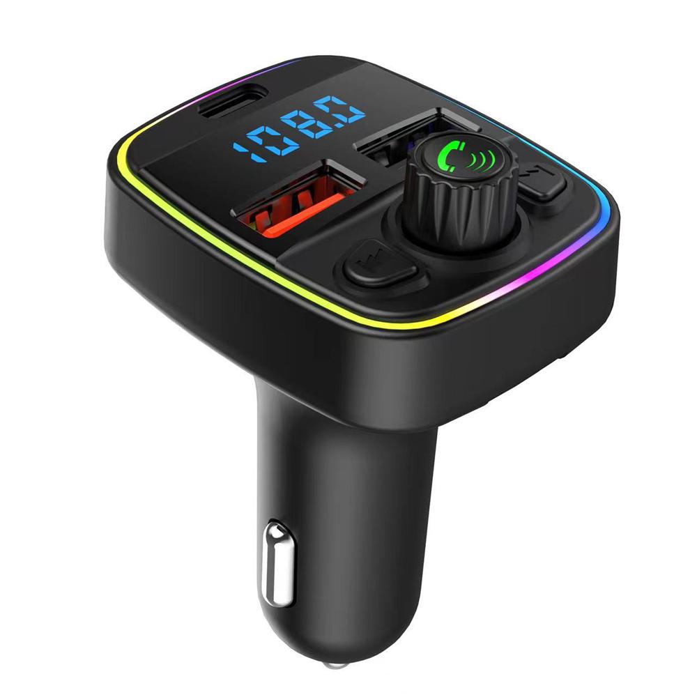 Car BT MP3 Player Radio Receiver PD & Dual USB Car Charge Adapter Support Hands-Free Calling U-Disk Playback