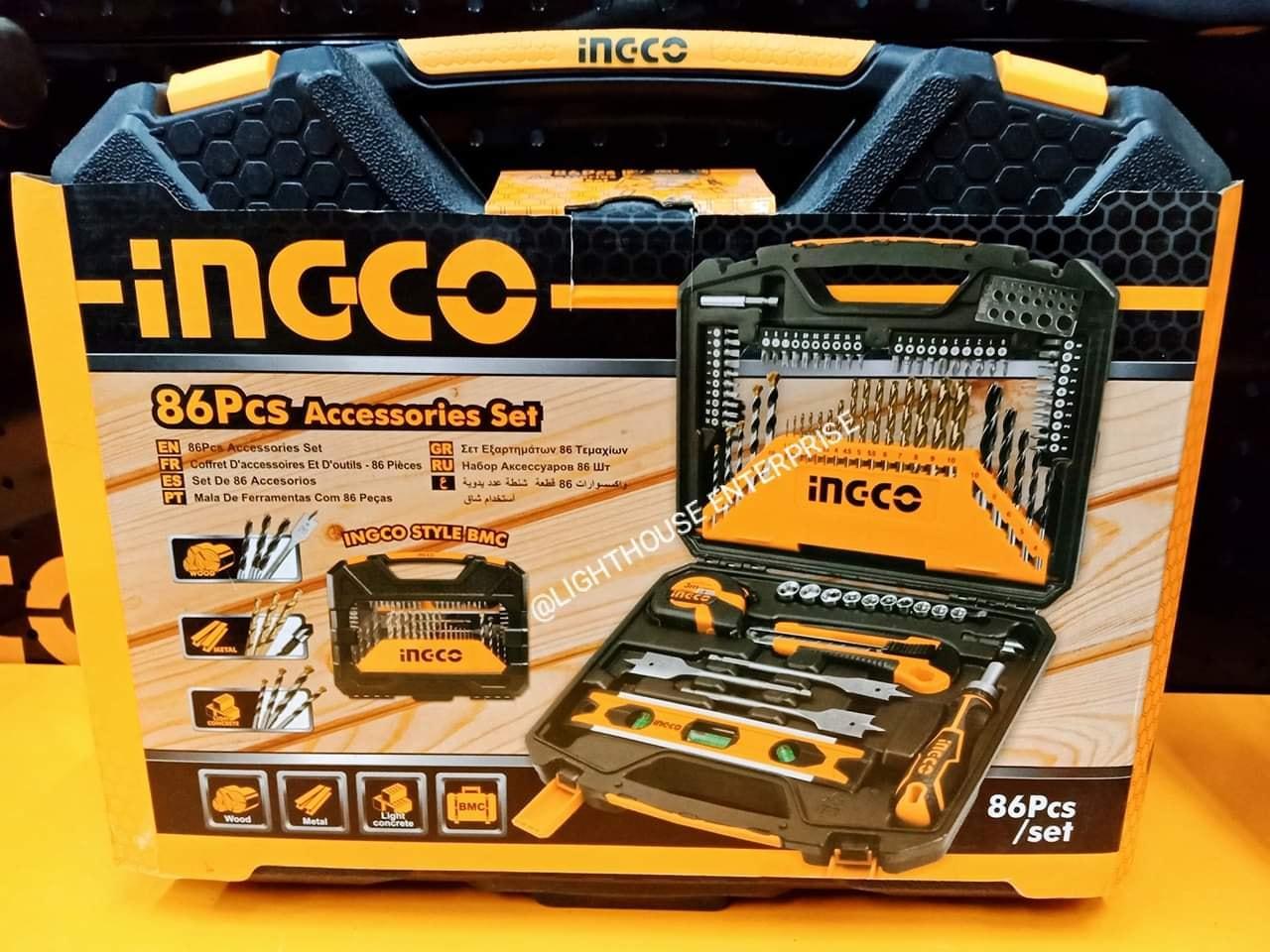 BỘ 86 MÓN DỤNG CỤ INGCO HKTAC010861 - HÀNG CHÍNH HÃNG