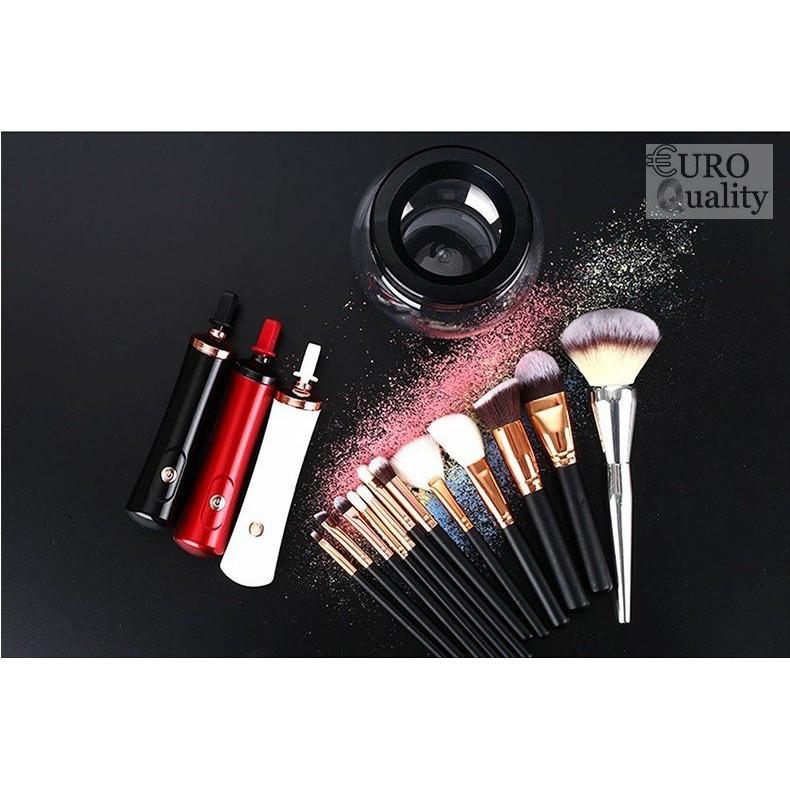 Máy rửa cọ trang điểm Makeup Brush Cleaner  (Màu Trắng) - Euro Quality