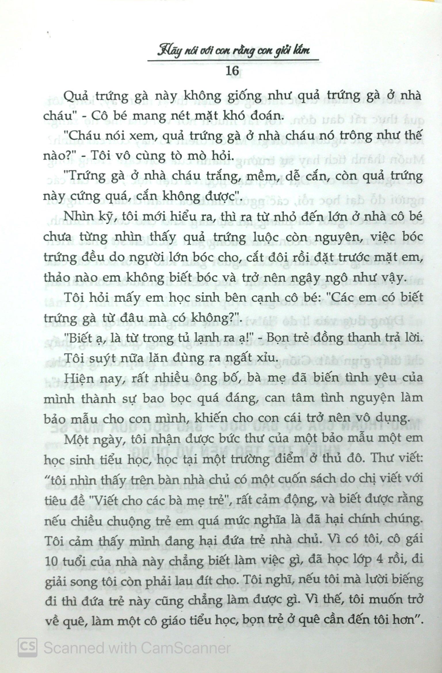 Hãy Nói Với Con Rằng "Con Giỏi Lắm"