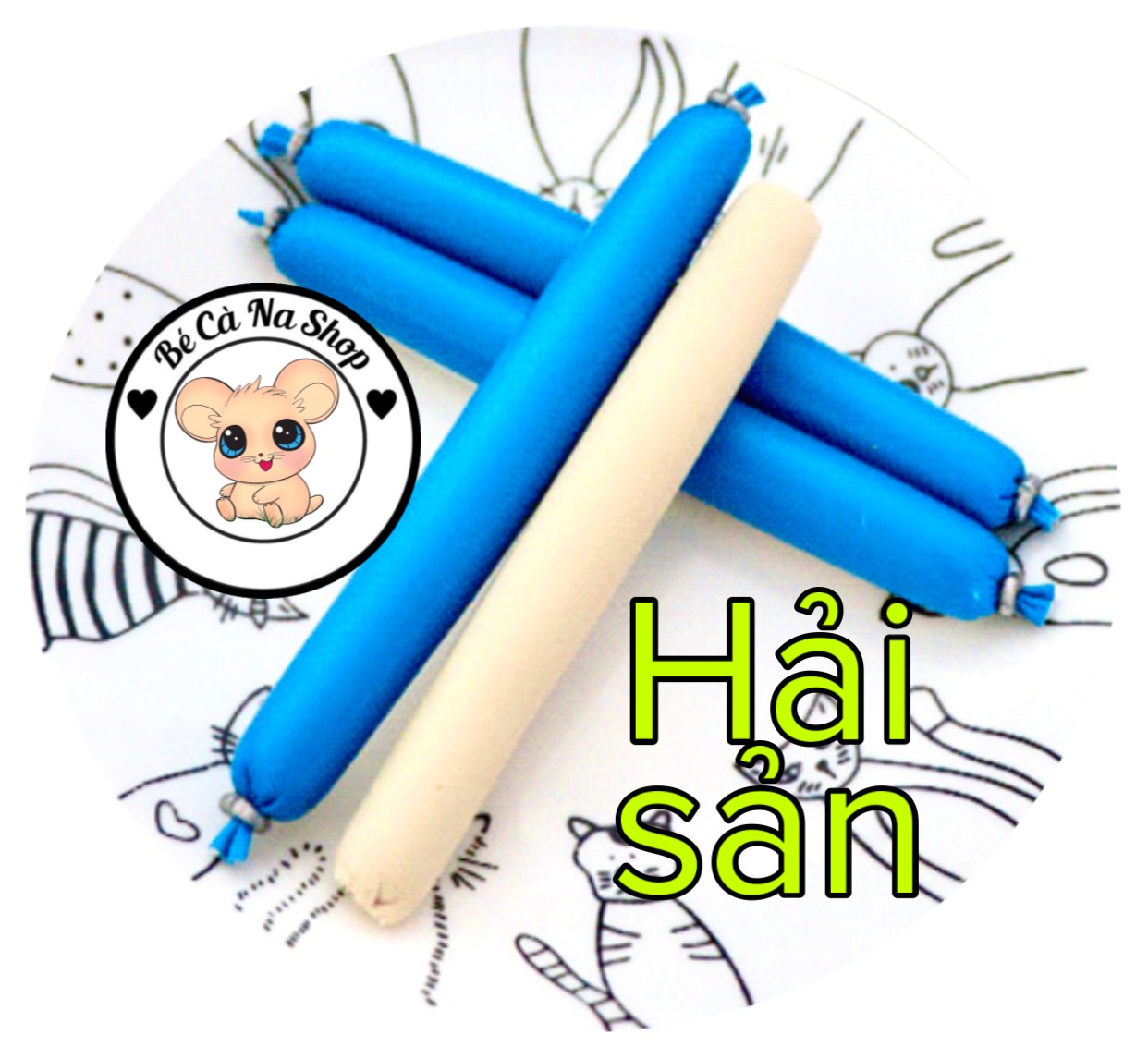 Combo 5 cây xúc xích cao cấp cho hamster thỏ bọ sóc chinchilla