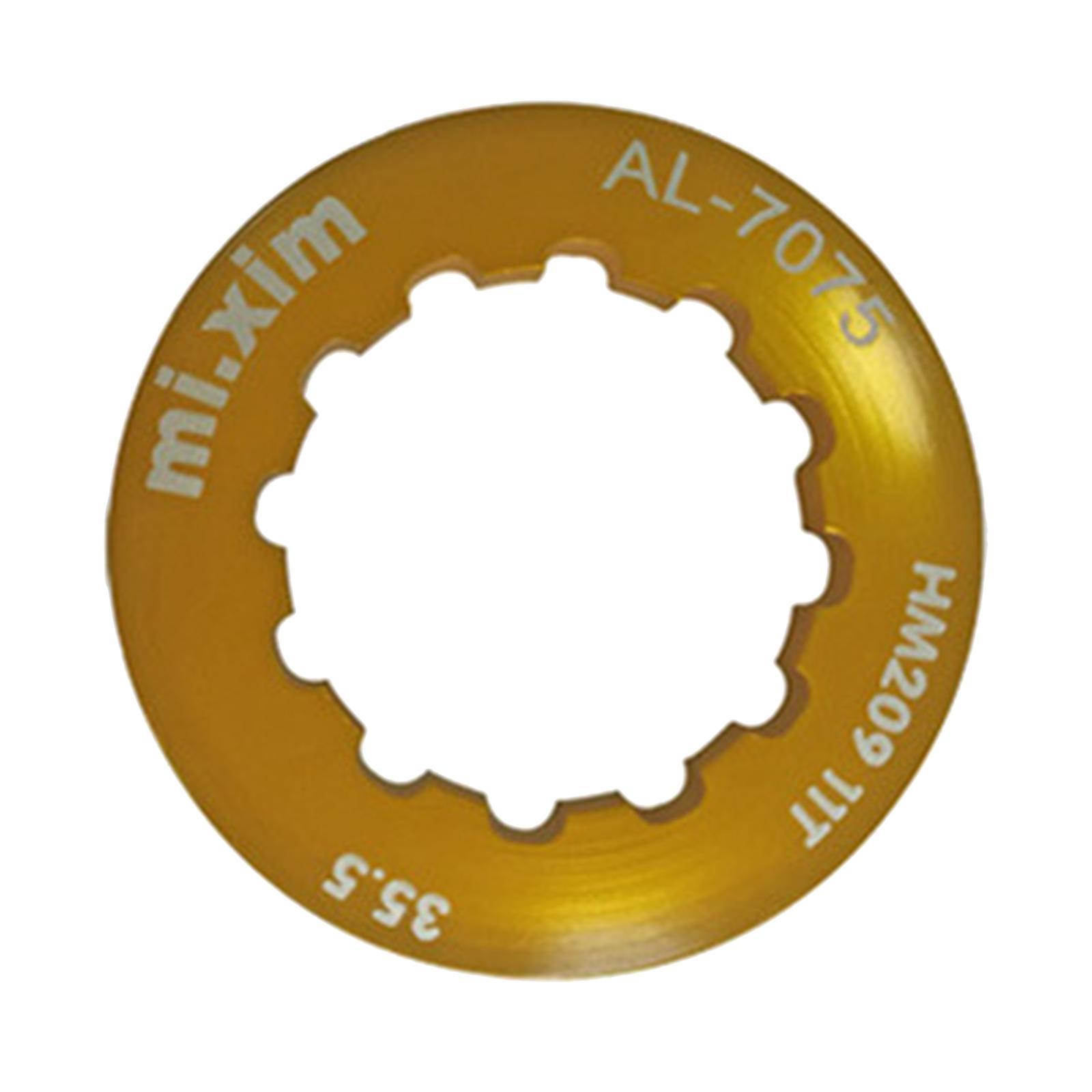 2x Alloy 11T Bike Cassette Lock Cover Freewheel Fixing Lightweight Dustproof Hub Lid Accessories