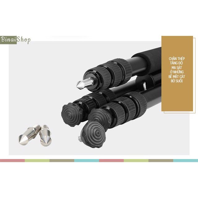 Weifeng WF-6620A - Chân Đế Tripod Máy Ảnh - Hàng chính hãng