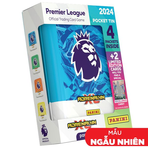Hộp Thiếc Sưu Tập Thẻ Hình Cầu Thủ Panini Premier League Adrenalyn XL 23/24 Trading Card Game (Mẫu Sản Phẩm Giao Ngẫu Nhiên)