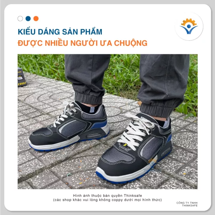 Giày bảo hộ lao động Safey Jogger Raptor S1P SRC dáng thể thao, da thật, chống đâm xuyên, thoáng khí - Thinksafe