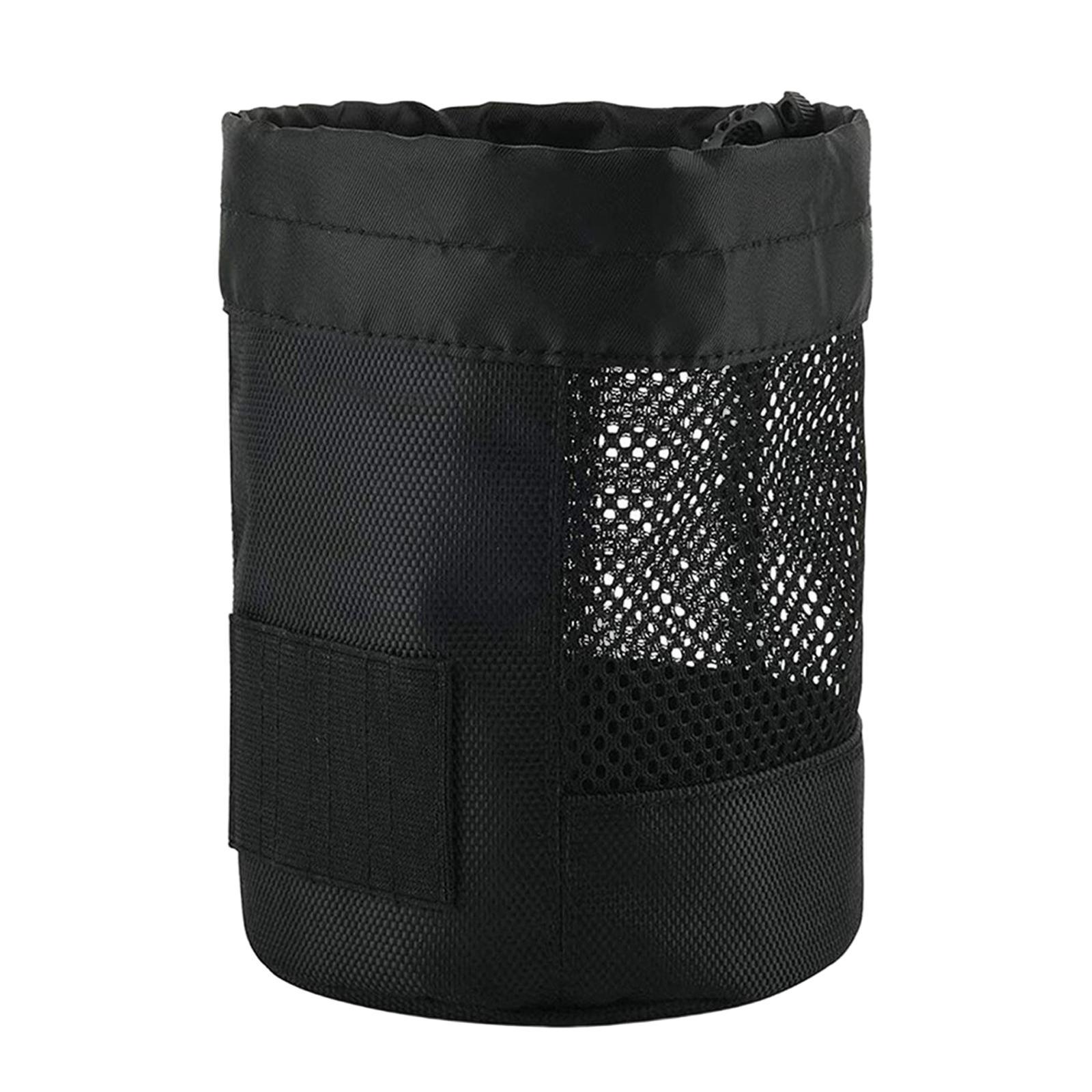 Golf Ball Bags with Tee Holder Portable Nylon Golf Mesh Bag for Training