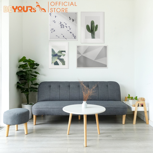 Bộ Sofa Giường Bàn Trà Ghế Đôn BEYOURs Đa Năng Tiện Dụng Nội Thất Phòng Khách Lắp Ráp Dễ Dàng