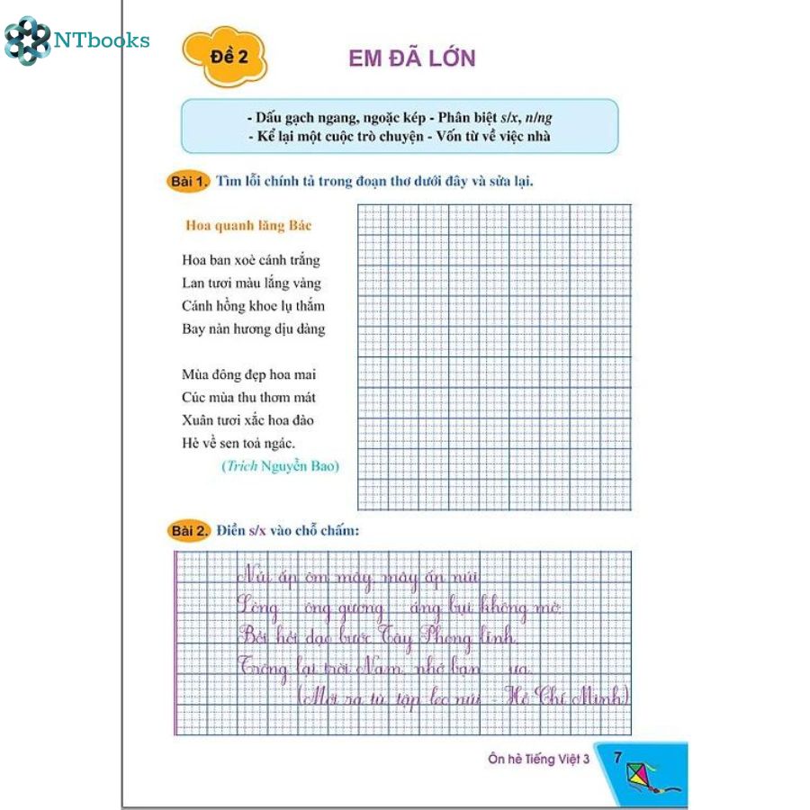 Sách Ôn Hè Tiếng Việt 3 - Cánh Diều