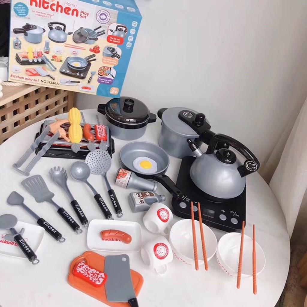 Bộ đồ chơi nấu ăn 36 món có bếp, thiết kế y như thật-Bộ nấu ăn 35 món kitchen scale