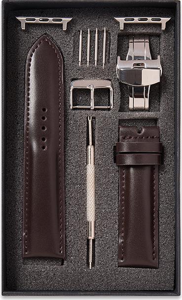 Dây đồng hồ SAM Leather SAM006ABT - Dây da đồng hồ Apple Watch 38/40 – 42/44, dây đồng hồ da bò Size 20mm/22mm, Dây đeo đồng hồ phù hợp các loại ( Swatch, Apple 1,2,3,4,5, Iwatch và đồng hồ cổ điển )