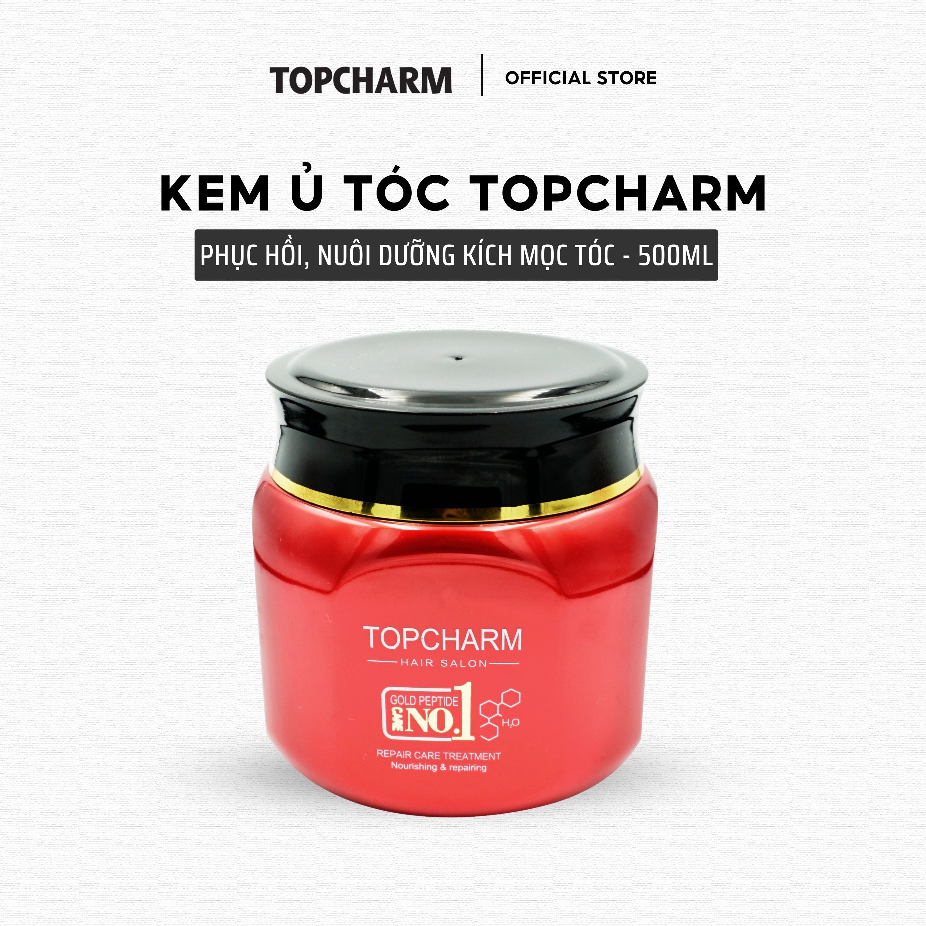 Kem Ủ Phục Hồi Tóc TOPCHARM Hương Nước Hoa Hủ 500g