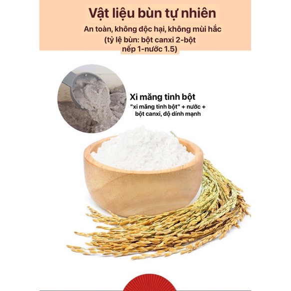 Đồ chơi lắp ráp xây nhà gạch mini mô phỏng như thật cho bé trai gái thử làm thợ xây tí hon, quà tặng sinh nhật cho bé