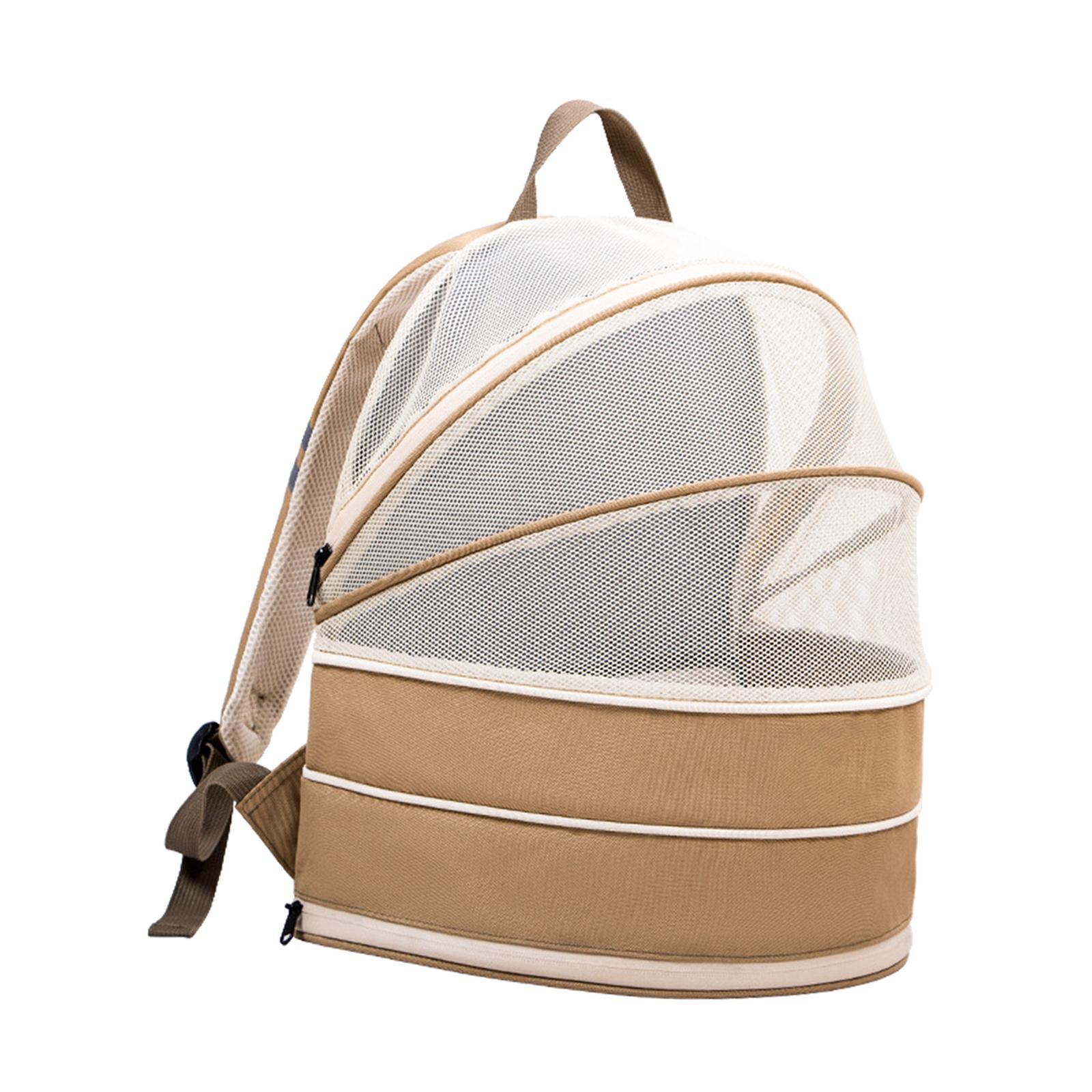 Pet Carrier Backpack Dog Cats Breathable Hiking Foldable Durable Travel Bag