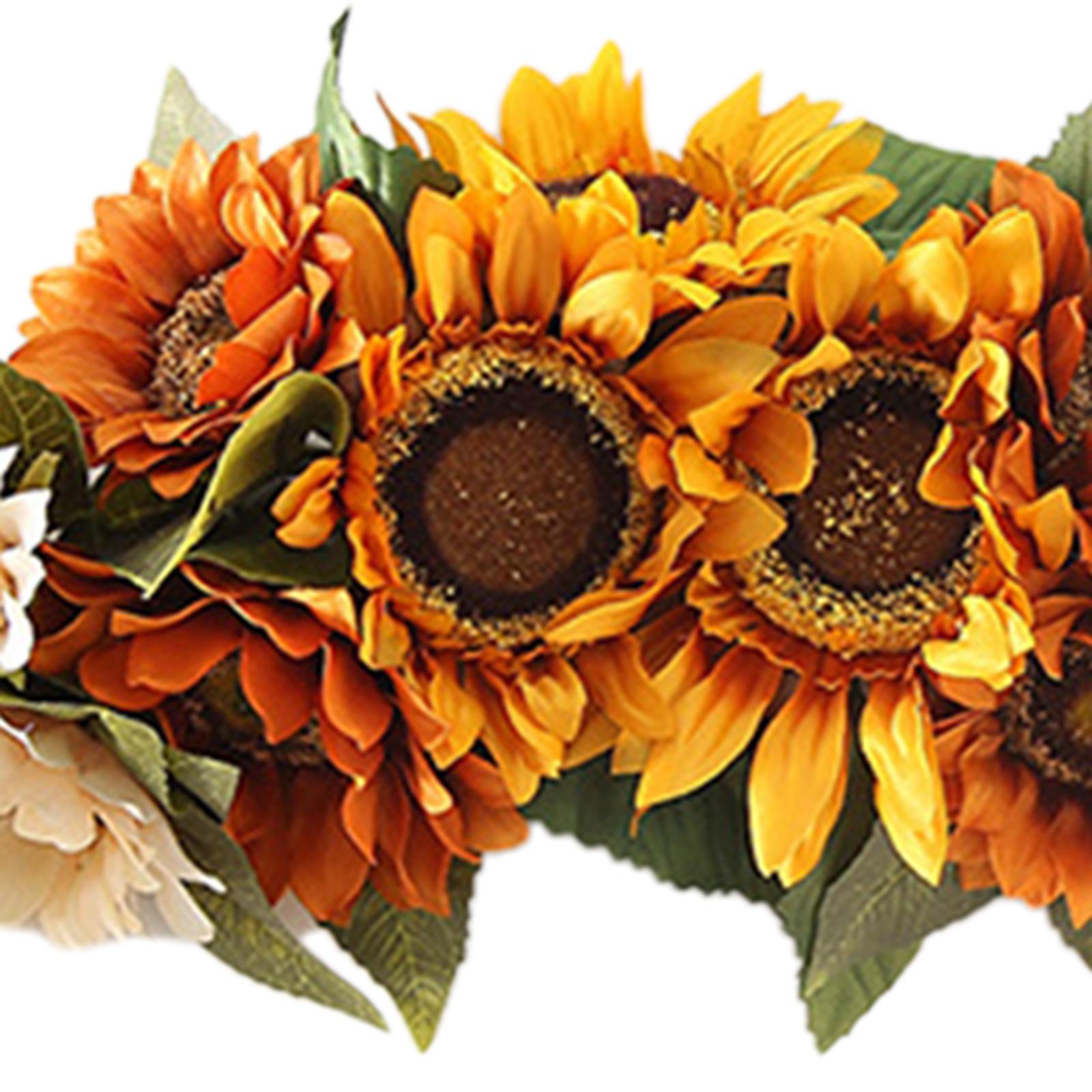 Wedding Arch Flowers Creative Garland Rustic Floral Swag for Home Bar Decor