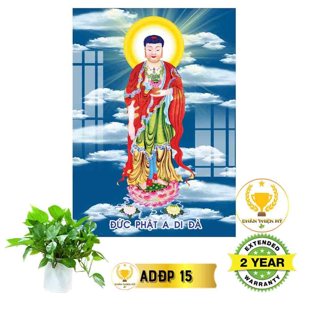 Tranh Phật A Di Đà có khung_ADDK6