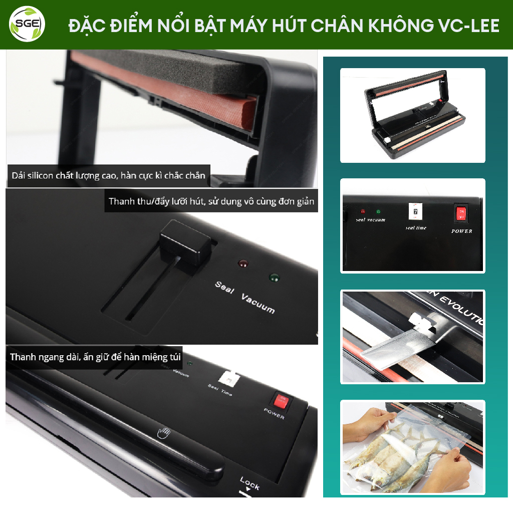 Máy Hút Chân Không Mọi Loại Túi VC - LEE - Hàng chính hãng 