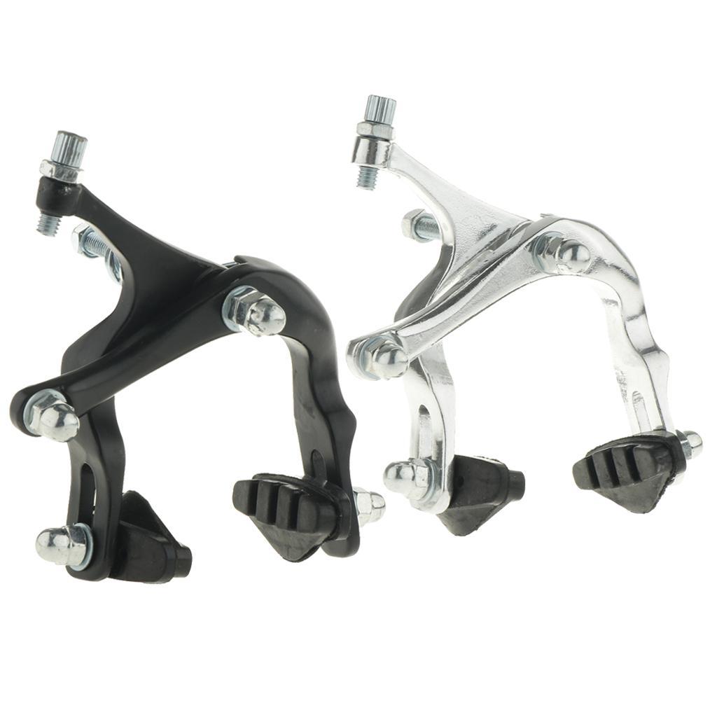 2x Road Bike Dual Caliper Front Brake Caliper Black /