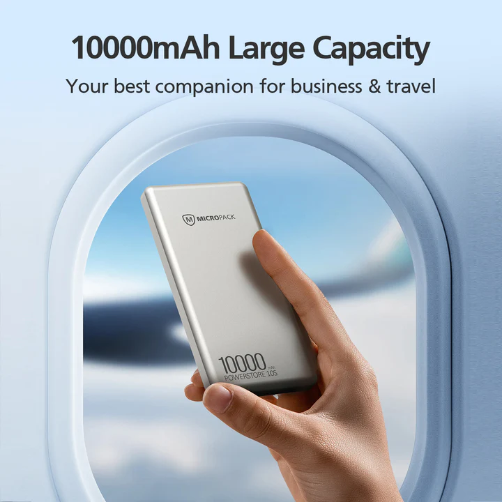 Pin sạc dự phòng MicroPack POWER STORE 10S 10000mAh - Hàng Chính Hãng