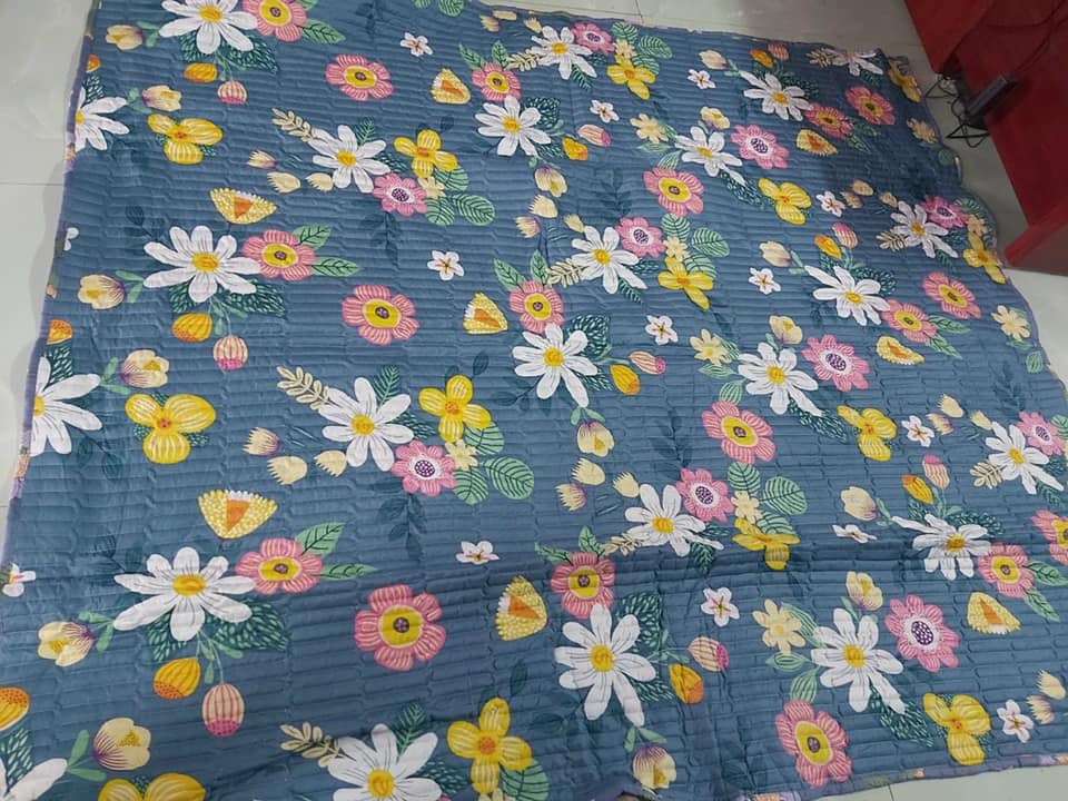 CHĂN HÈ TENCEL HOA VĂN CHẤT SIÊU MÁT - GIAO MÀU NGẪU NHIÊN