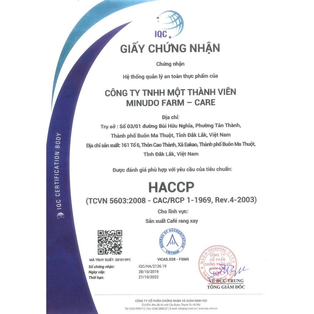 Cà phê HẠT CHƯA XAY AEROCO A9, gói 500g, pha máy, nguyên chất 100% rang mộc hậu vị ngọt thơm quyến rũ