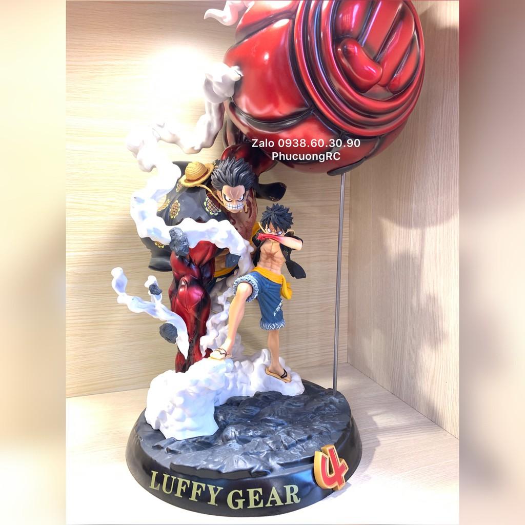 Mô Hình Figure One Piece Luffy Gear 4 siêu to 52cm