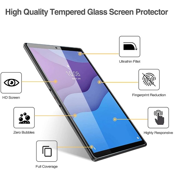 Kính cường lực dành cho Lenovo Tab M10 HD Gen 2 TB-x306 - Độ cứng 9H , Dày 0.3mm