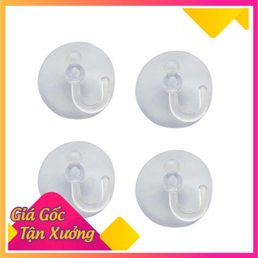 Combo 10 Móc Hít Chân Không Trong Suốt Size 3Cm TP'S