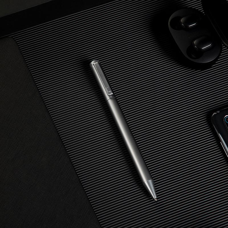 Xiaomi Deli S99 Kim Loại Bút Gel Viên Đạn Bút Ký Cá Nhân Văn Phòng Phụ Kiện Bút Gel 0.5Mm Xoay Văn Phòng Vàng Chữ Ký bút
