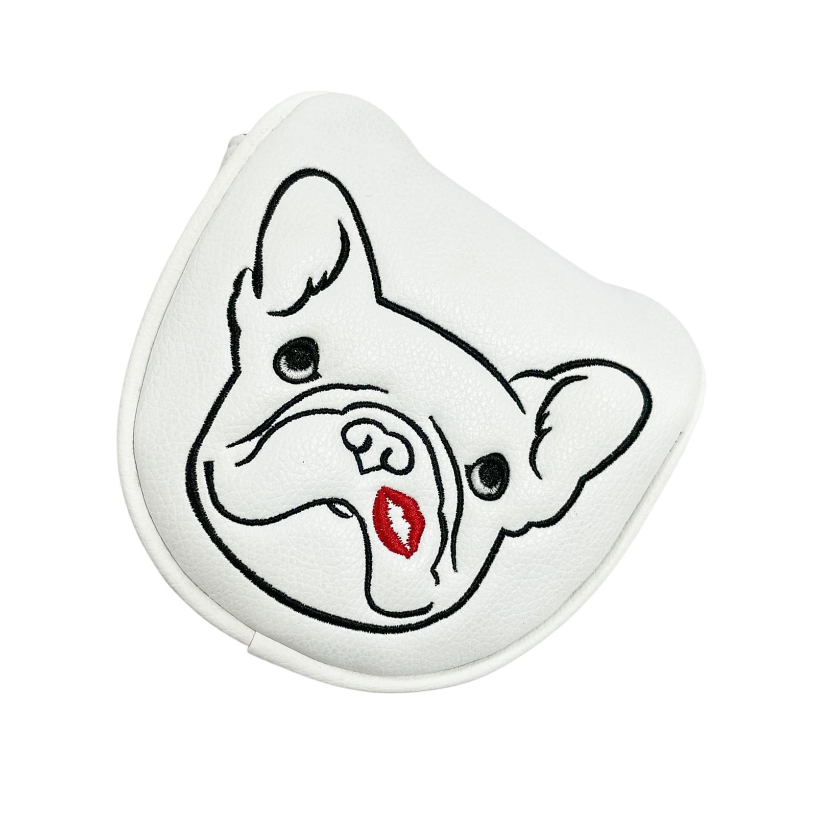 Golf Mallet Putter Head Cover Protection Guard PU Golf Club Headcover Gift