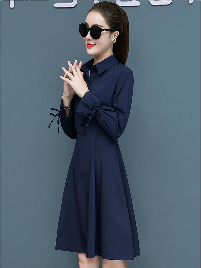 Đầm dự tiệc sơ mi mẫu mới Haint Boutique da52