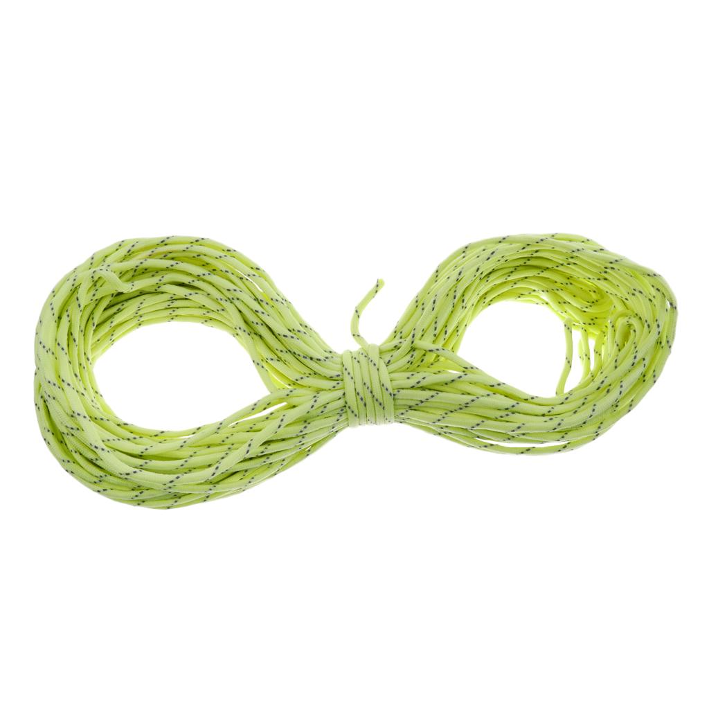 100FT 9 Core Strand Luminous Paracord Parachute Cord Reflective Rope