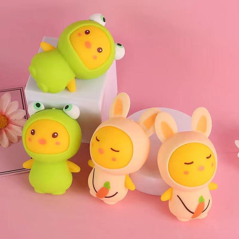 Squishy Mochi hình GÀ CON MỀM mềm dễ thương chân thực giảm stress co dãn đàn hồi ngộ nghĩnh bóp vui