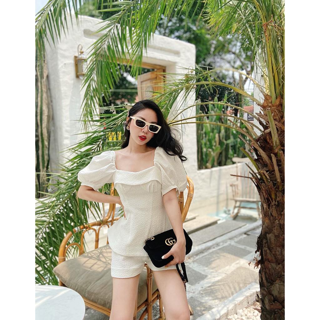 Áo babydoll gấm phồng, Peace House Clothing