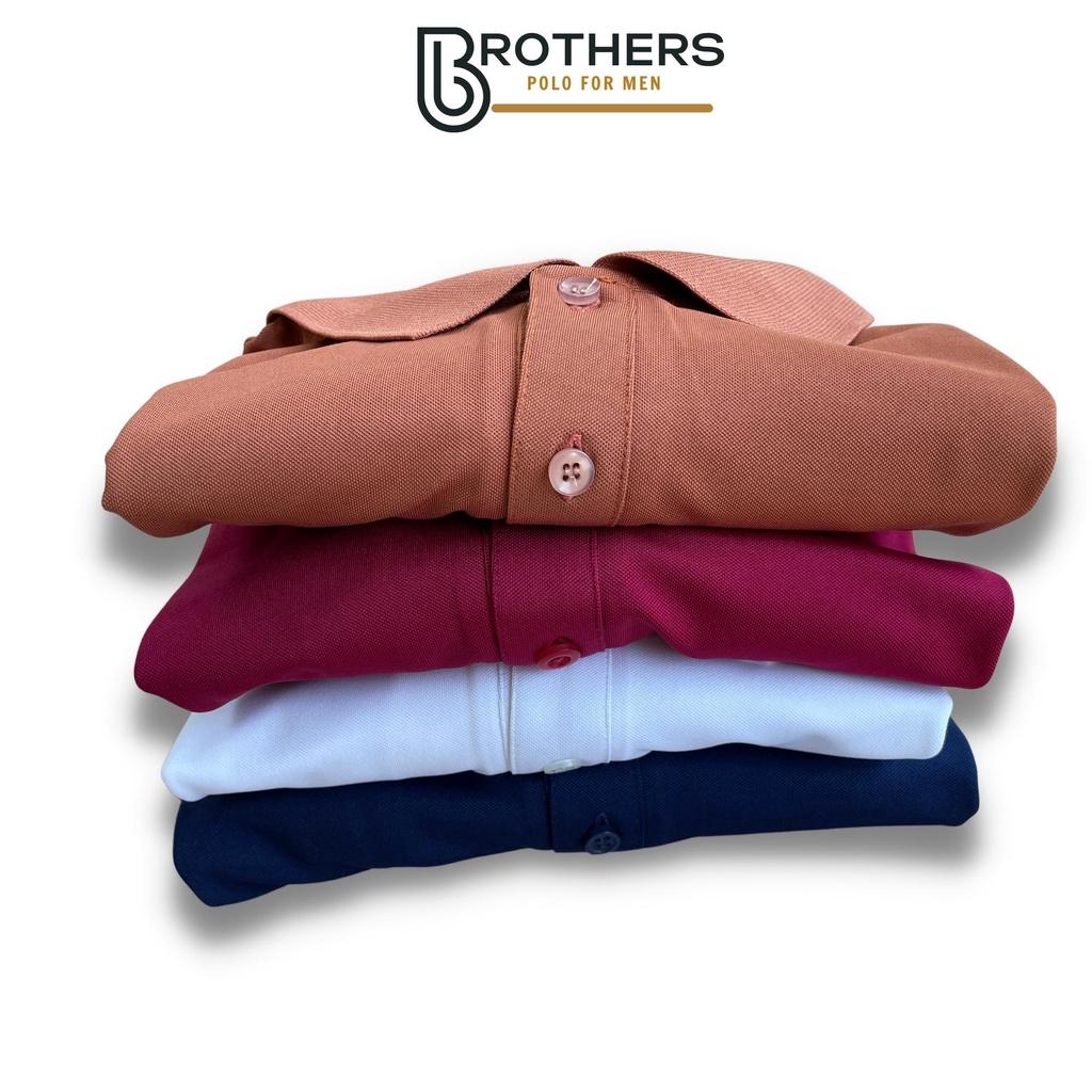 Hình ảnh Áo thun POLO nam TROLI cổ trụ bẻ, vải cá sấu cotton cao cấp, chuẩn phom, trẻ trung, thoáng mát - BROTHERS