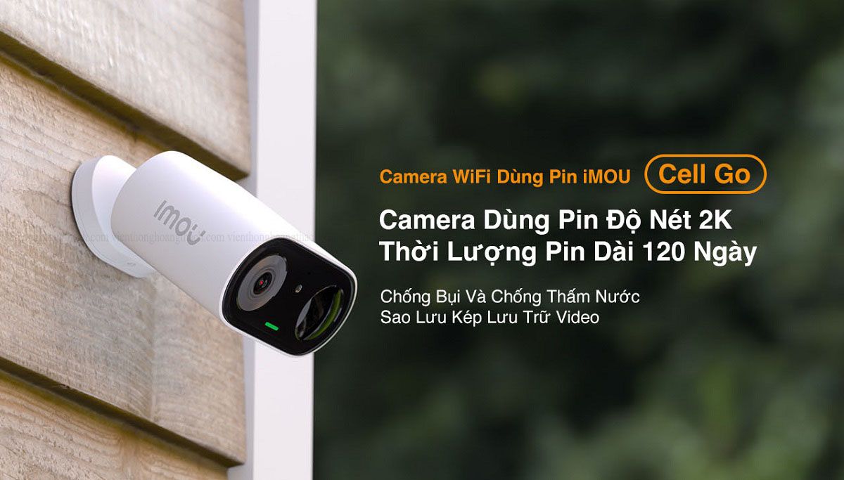 Camera IMOU Cell Go B32P 3M 2K Pin Sạc, Đàm Thoại 2 Chiều - Hàng chính hãng