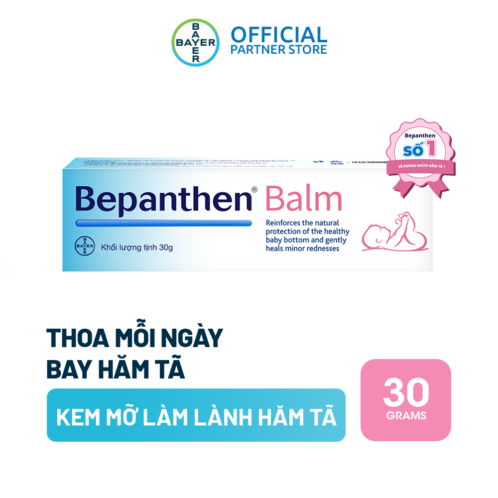 Kem Chống Hăm Bepanthen Balm Dạng Kem Mỡ 30G/Tuýp