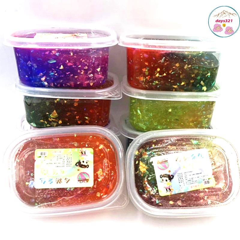 Slime hũ to 300ML kim tuyến giấy Đồ chơi slam chất nhầy ma thuật squishy