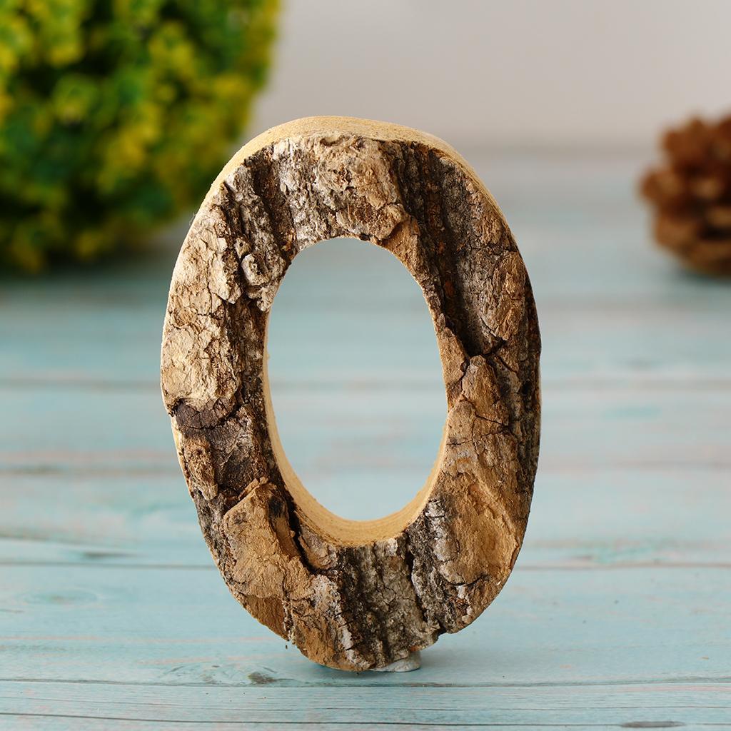 2pcs Wooden Number Decoration DIY Ornaments Decor For Home