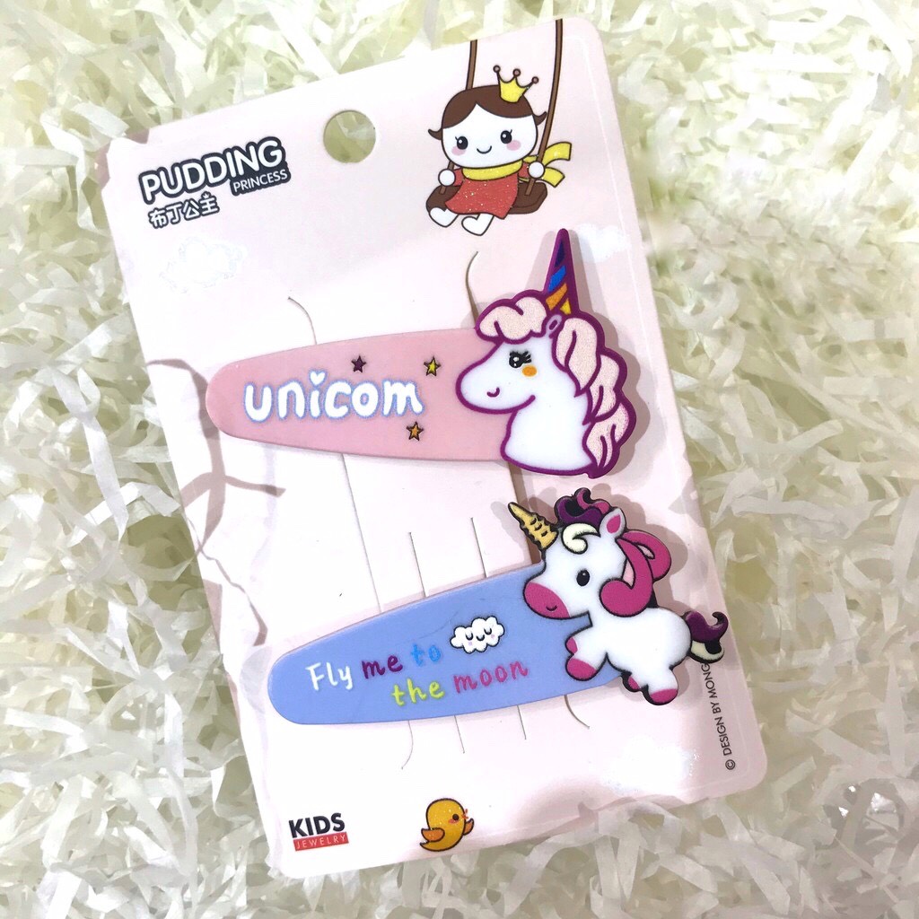 Cặp tóc Unicorn set 2