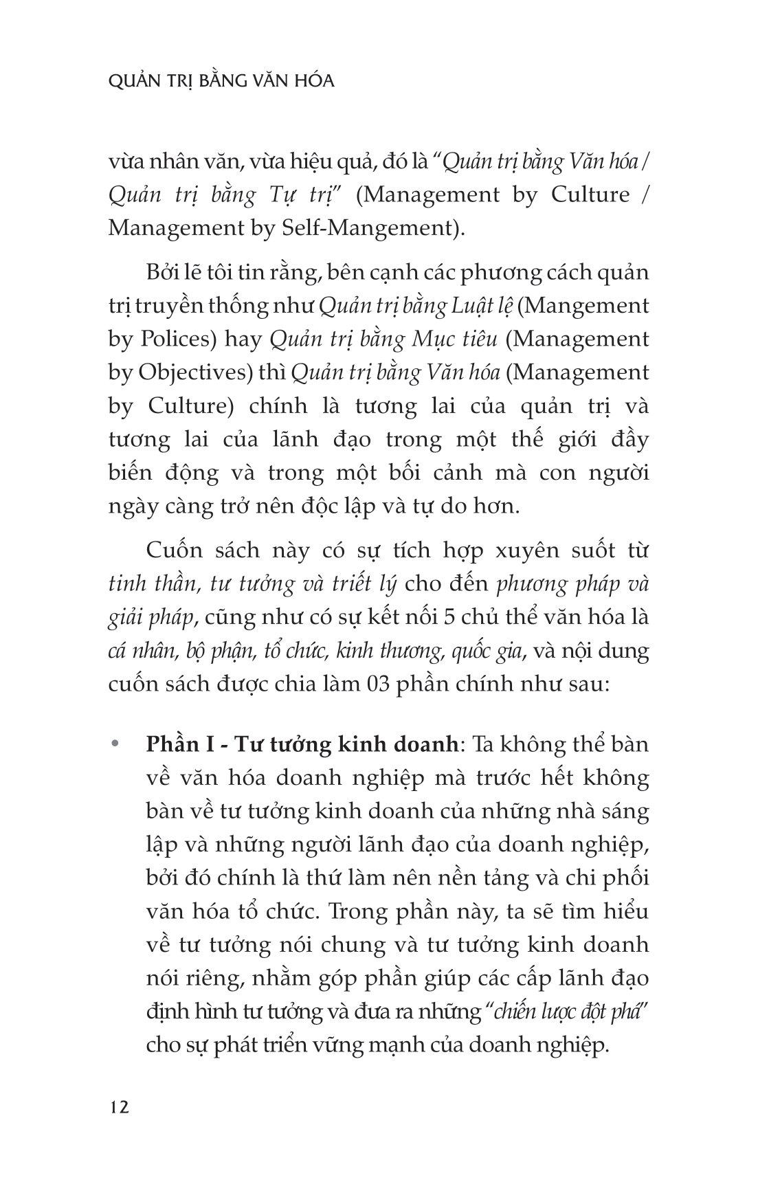 Quản Trị Bằng Văn Hóa - Cách Thức Kiến Tạo Và Tái Tạo Văn Hóa Tổ Chức
