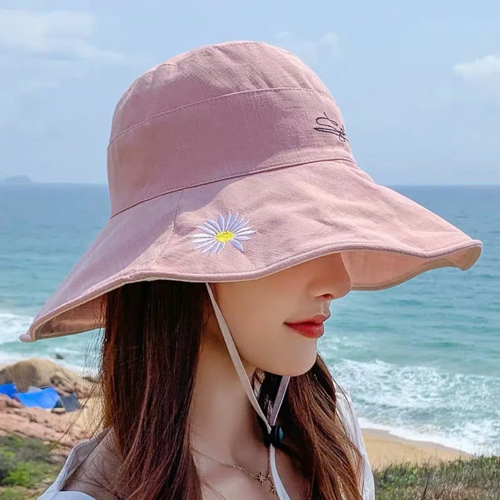 Mũ Chống Nắng Vải Dù Dễ Thương Chất Liệu Bền Đẹp, Thời Trang NÓN CHỐNG NẮNG NỮ