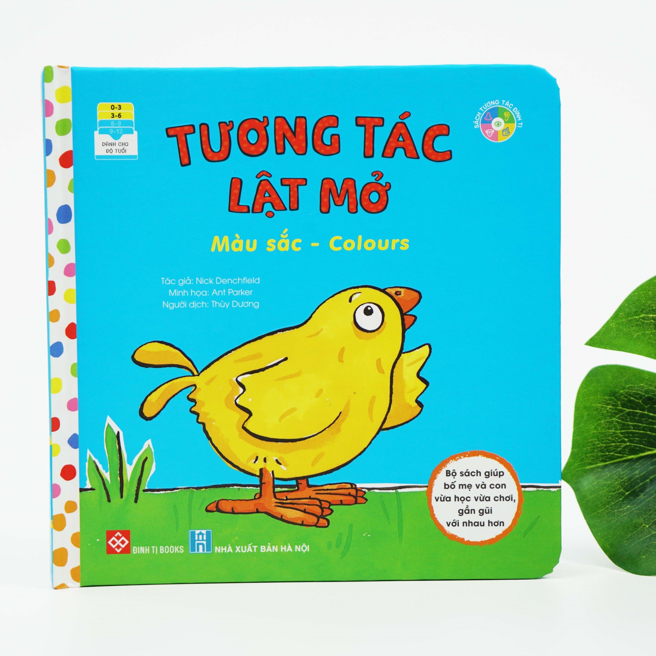 Sách - Tương tác lật mở song ngữ Anh - Việt giúp bé mở rộng vốn từ vựng theo cách đầy thú vị - Đinh Tị Books