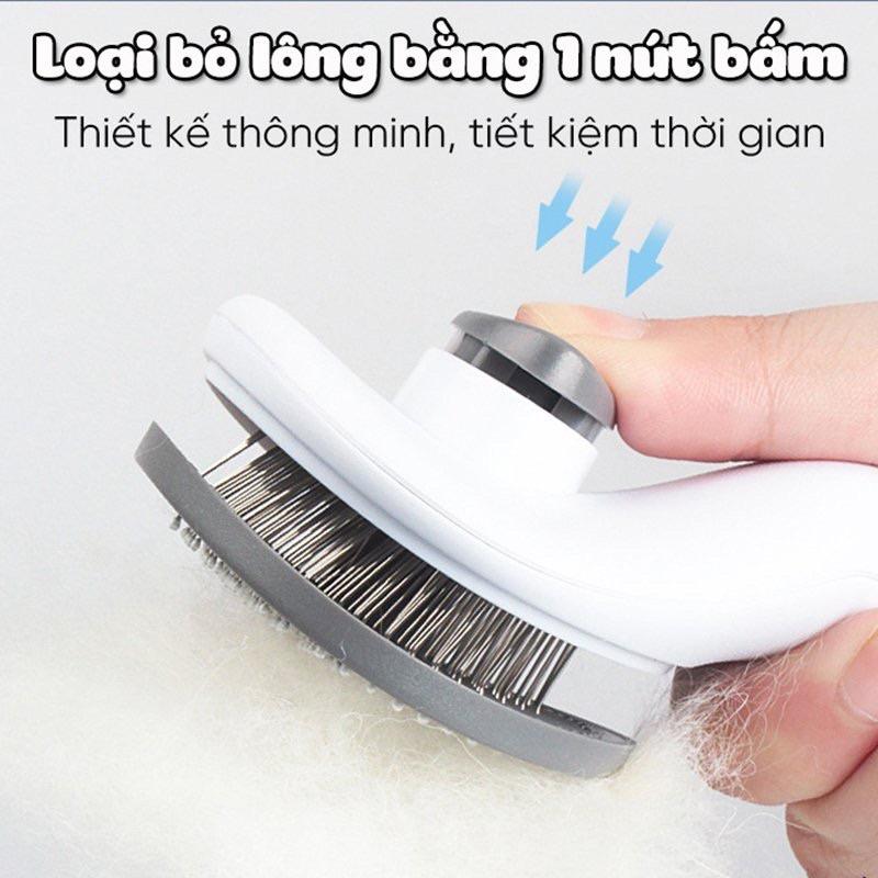 Lược bấm chải gom lông cho thú cưng tiện dụng chất lượng cao