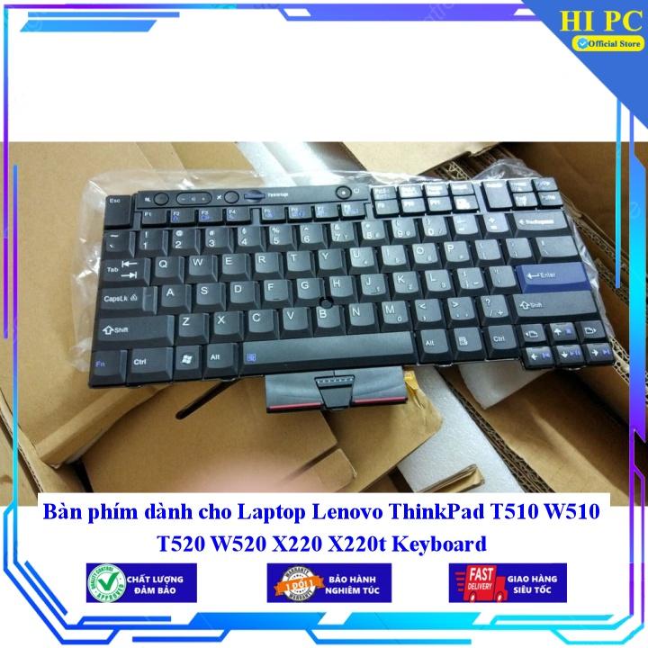 Bàn phím dành cho Laptop Lenovo ThinkPad T510 W510 T520 W520 X220 X220t - Hàng Nhập Khẩu mới 100%