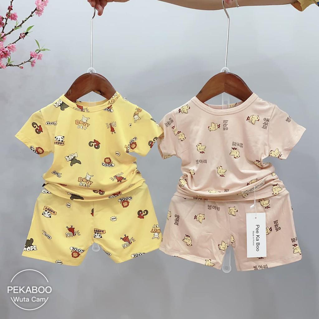Đồ bộ cộc chất vải thun lạnh cho bé