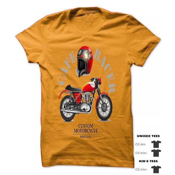 Áo Thun RACER BIKER Cực Chất | Áo Thun Biker Cafe Đi Phượt